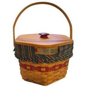 Longaberger 1997 Christmas Snowflake collection EUC vintage‎